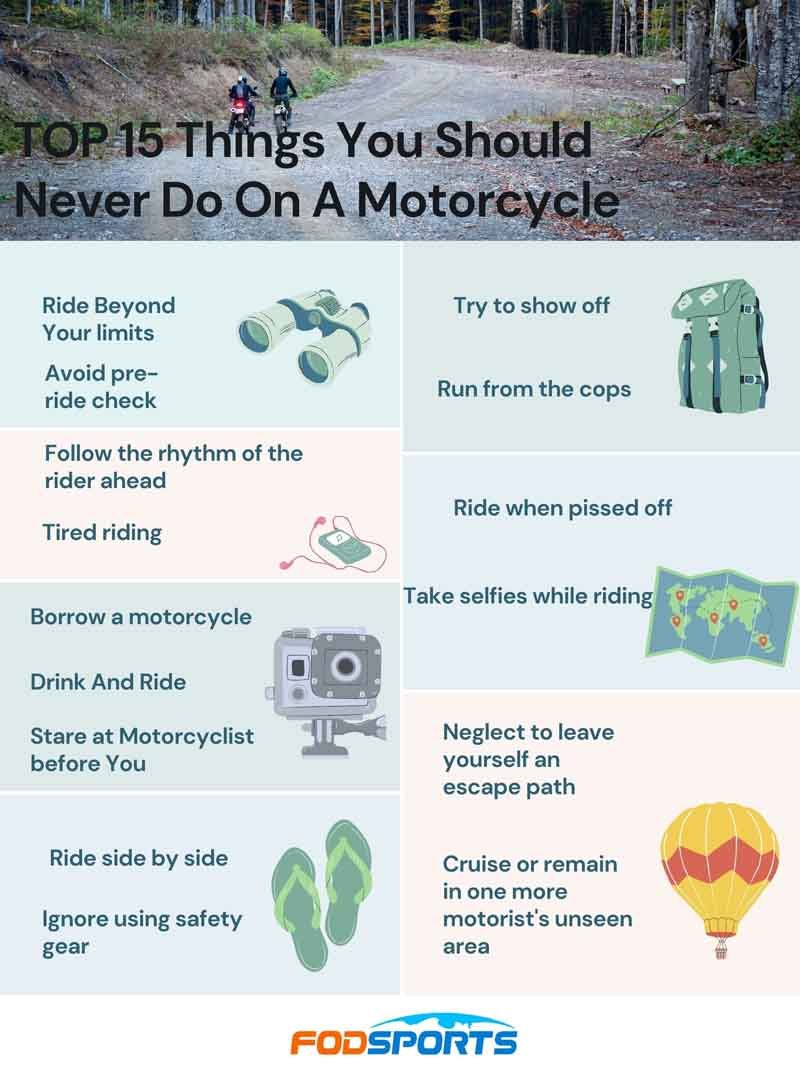 TOP 15 Things You Should Never Do On A Motorcycle