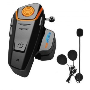 Fodsports BT-S2 Pro motorcycle intercom with accessories