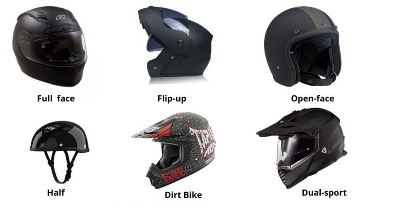 6 different types of motorcycle helmets you should know