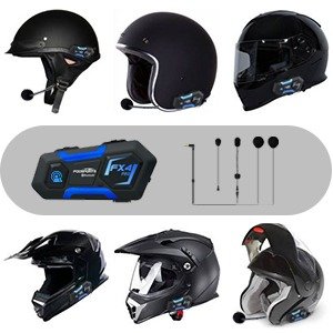 FX4 Pro bluetooth intercom Designed for different helmets