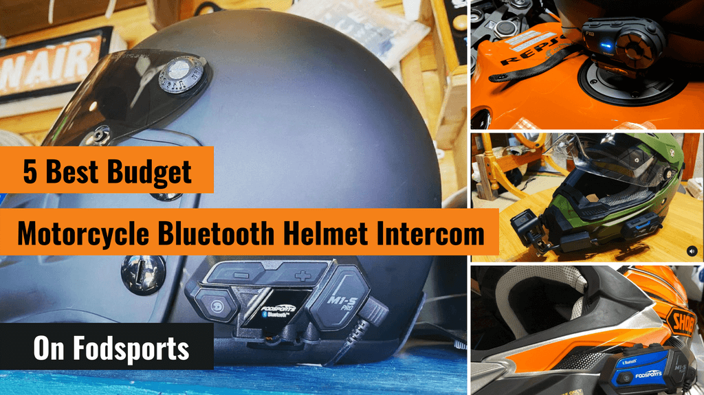 Intercom moto - Casque moto Bluetooth - Système de communication moto  étanche