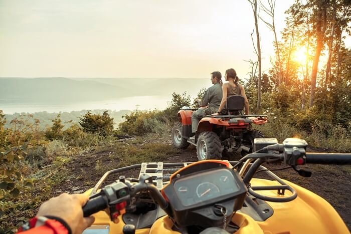 atv camping trip tour