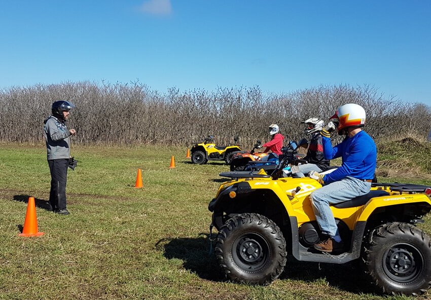 ATV safety train course