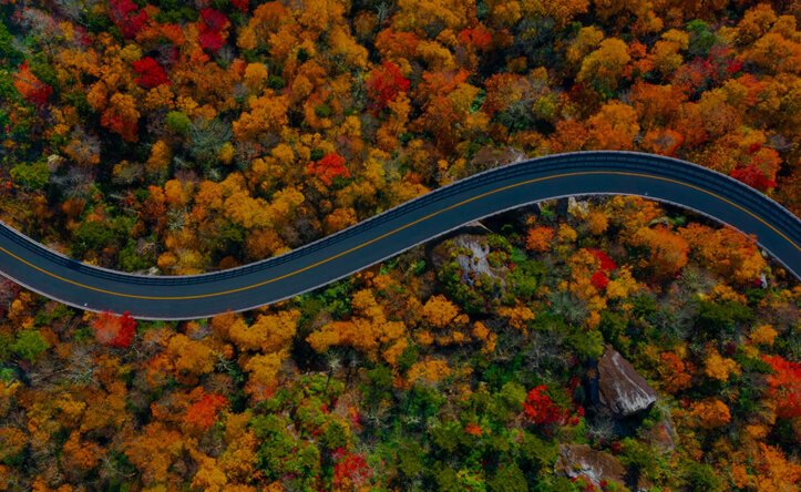 Blue Ridge Parkway - the most visited unit in the National Park System