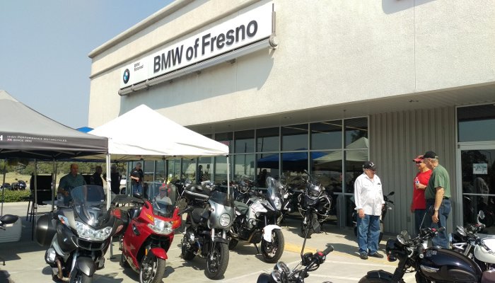 BMW motorcycle dealer at Fresno California