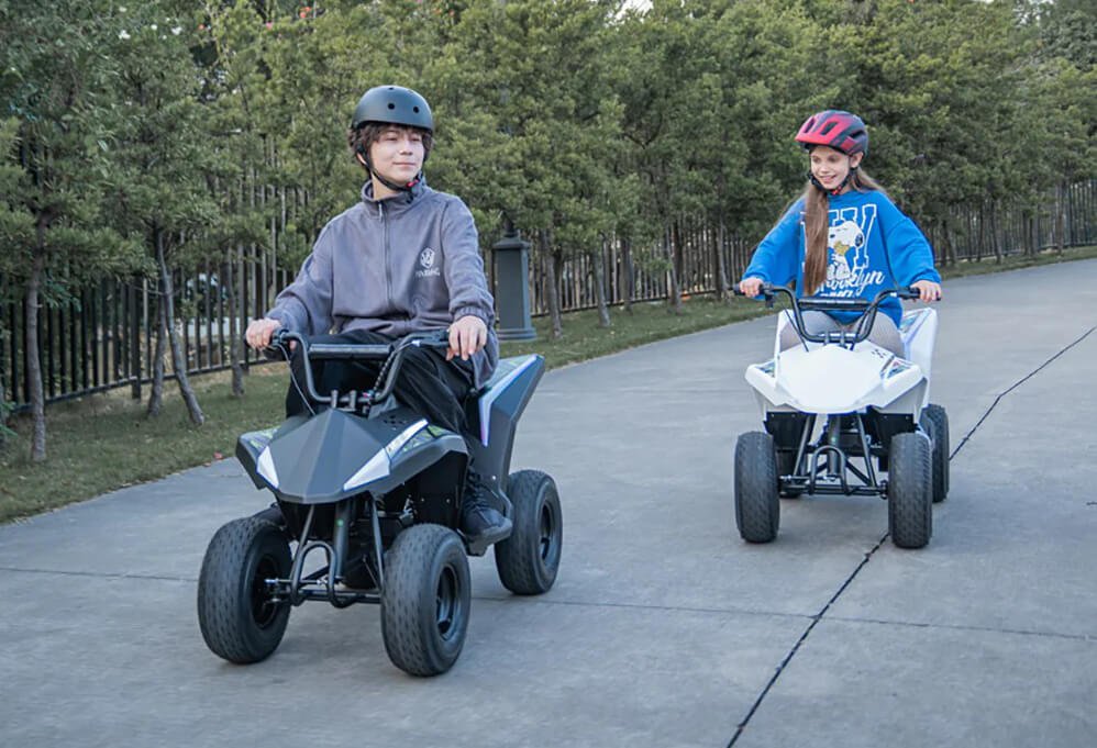 electric 4-wheelers riding