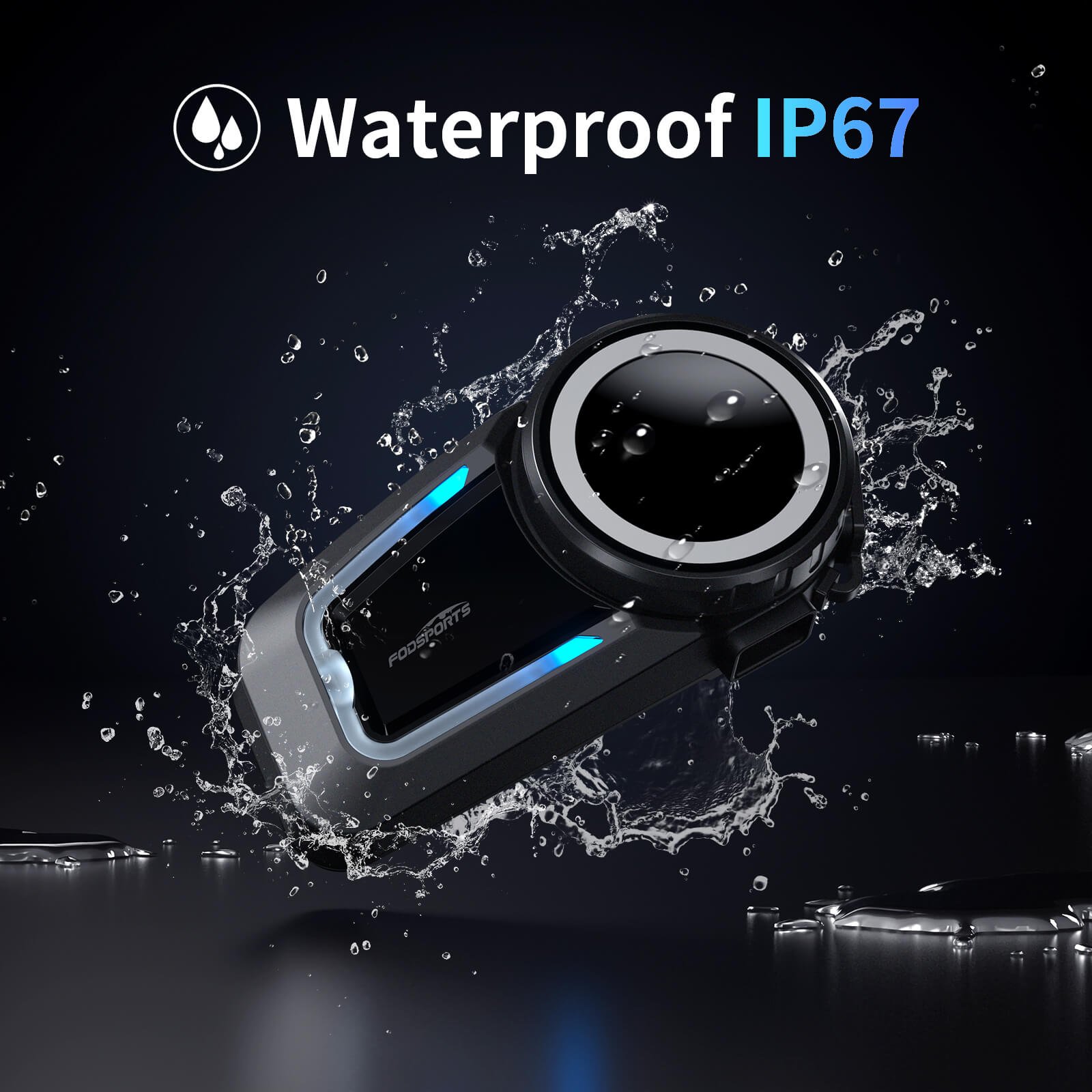 IP67 waterproof motorcycle mesh intercom