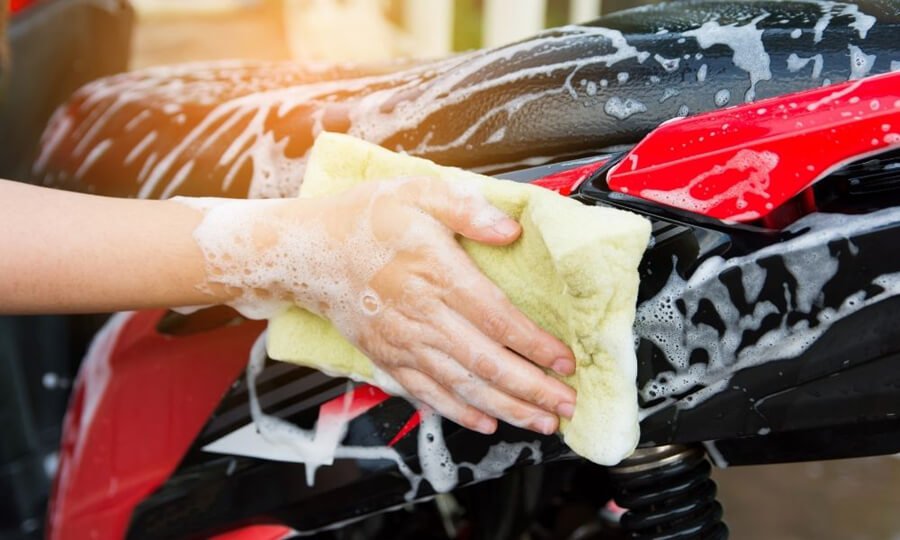 clean the motorcycle - motorcycle winter storage tips