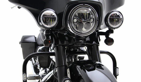 motorcycle with turn signal indicators