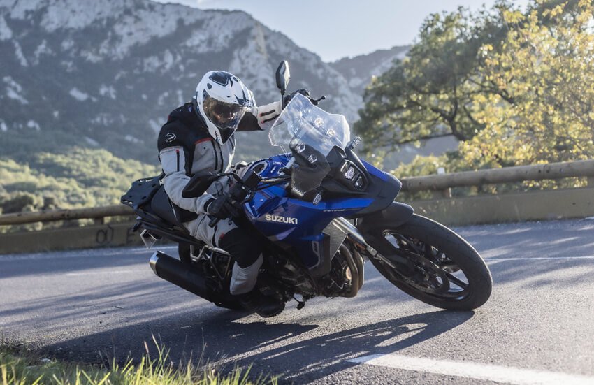 Suzuki V-Strom 650 on the road