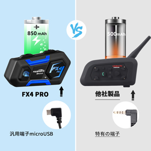 FX4 Pro 最高の4つの方法オートバイBluetoothコミュニケーター| Fodsports