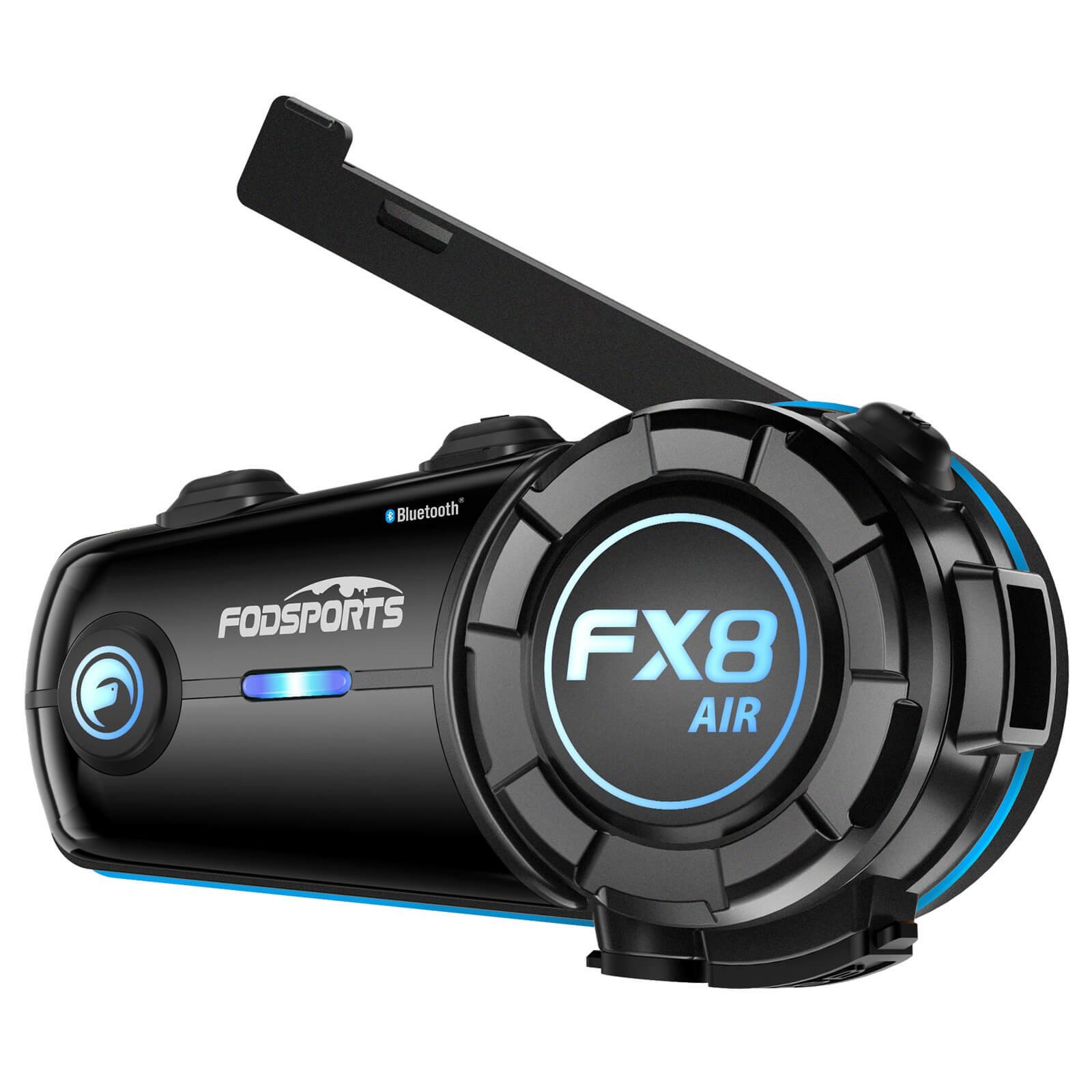 Smart Bluetooth Intercom 4-6 Rider Headset Fodsports FX8 Air