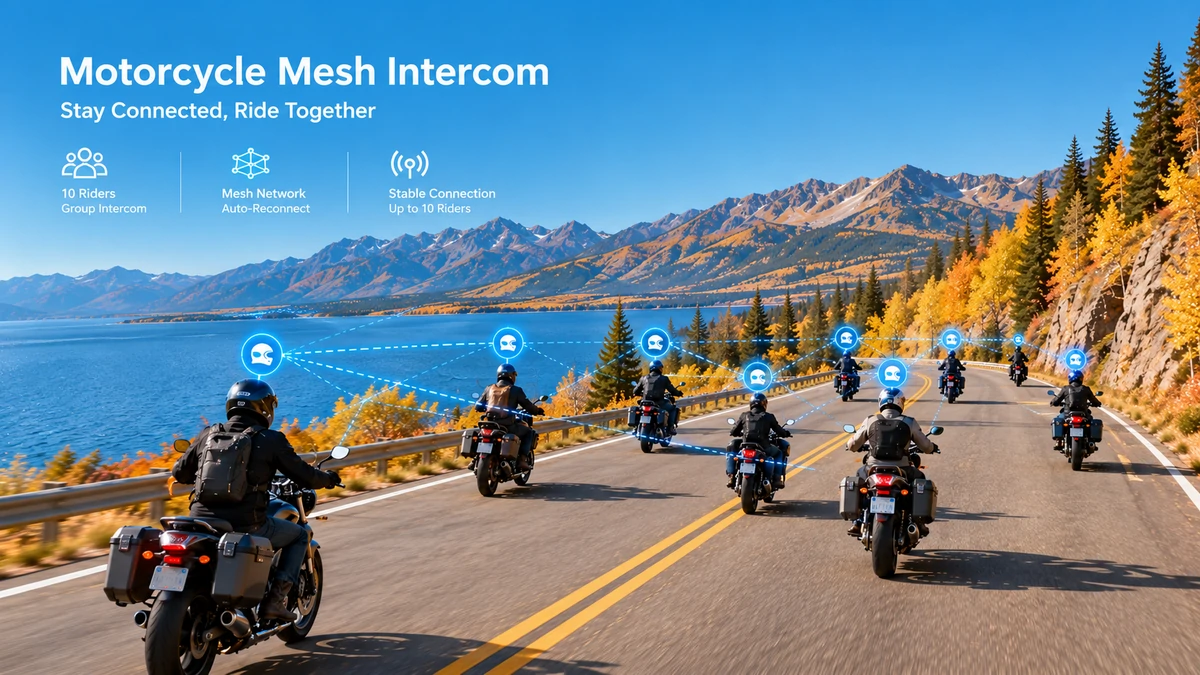 Motorcycle Mesh Intercom