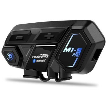 M1S Pro Intercom 8 Riders Group Motorbike Helmet Communication System Headset