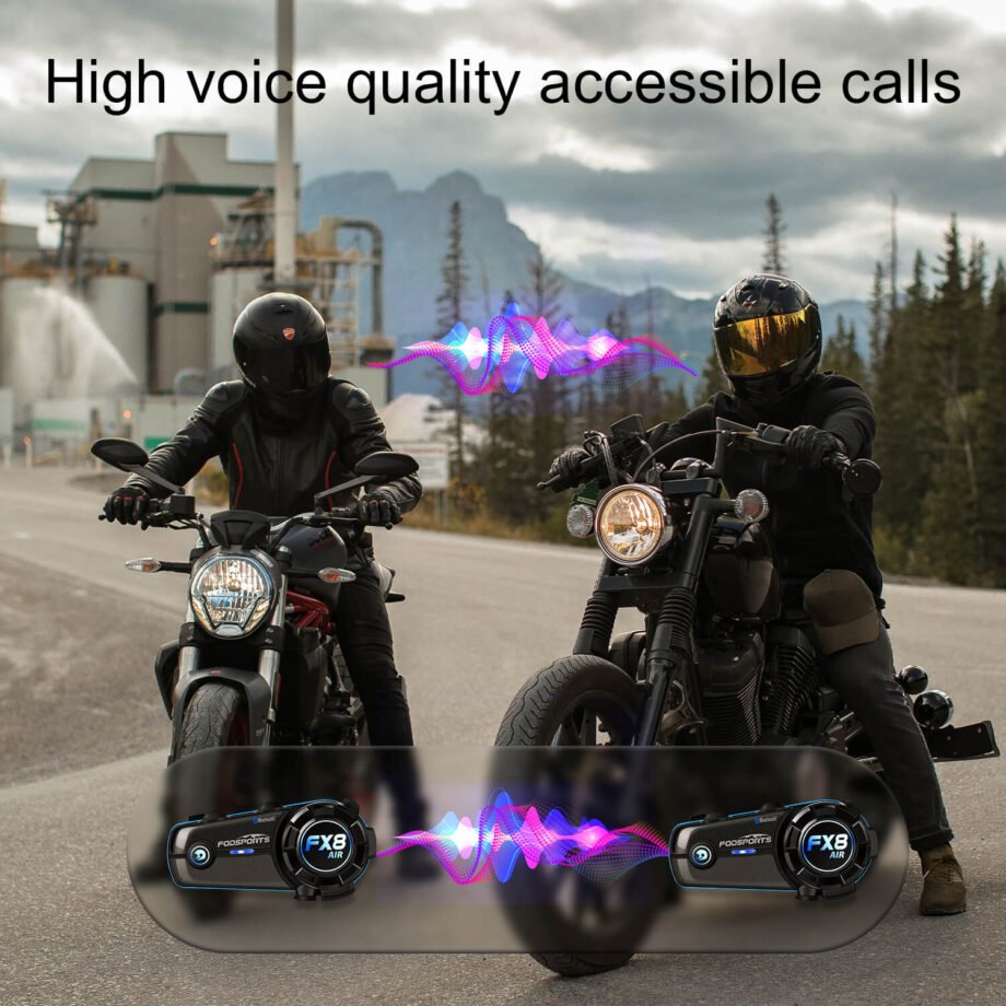 FX8 Air Motorcycle Bluetooth Intercom-16