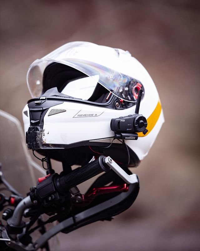 FX8 intercom bluetooth duo pour casque intégral de moto main libre