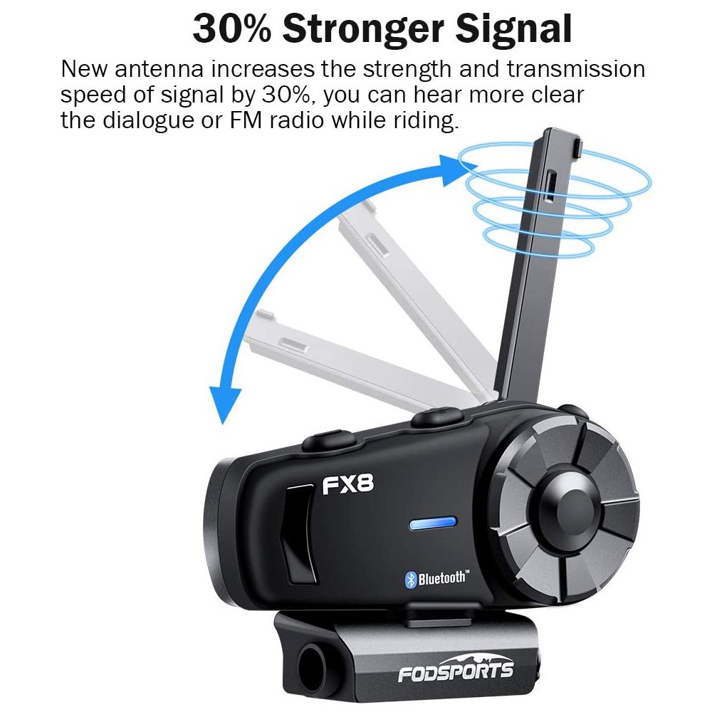 Interphone Bluetooth pour moto FX8 Air