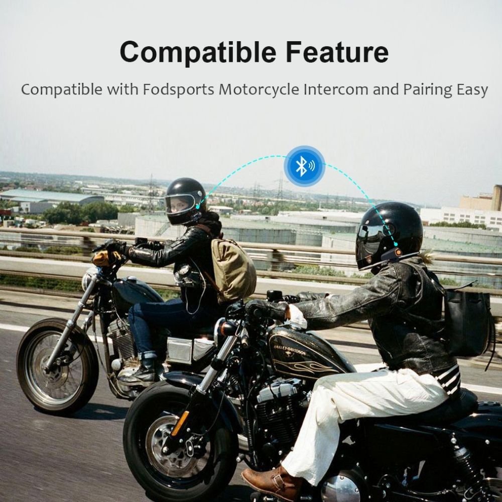 1x BT S2 Intercomunicador Casco Moto, BETOWEY Bluetooth Headset Motorcycle  Intercom Manos Libres Moto Auriculare (Paquete 1, Micrófono Duro) :  : Electrónica