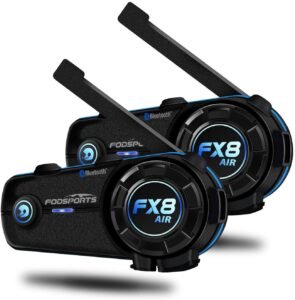 Fodsports FX8 AIR Motorcycle Bluetooth Headset dual pack