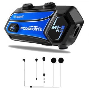 Fodsports M1-S Plus Casque Interphone Casque Moto Bluetooth