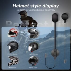 Auricolare cuffia bluetooth con microfono per casco moto – parla