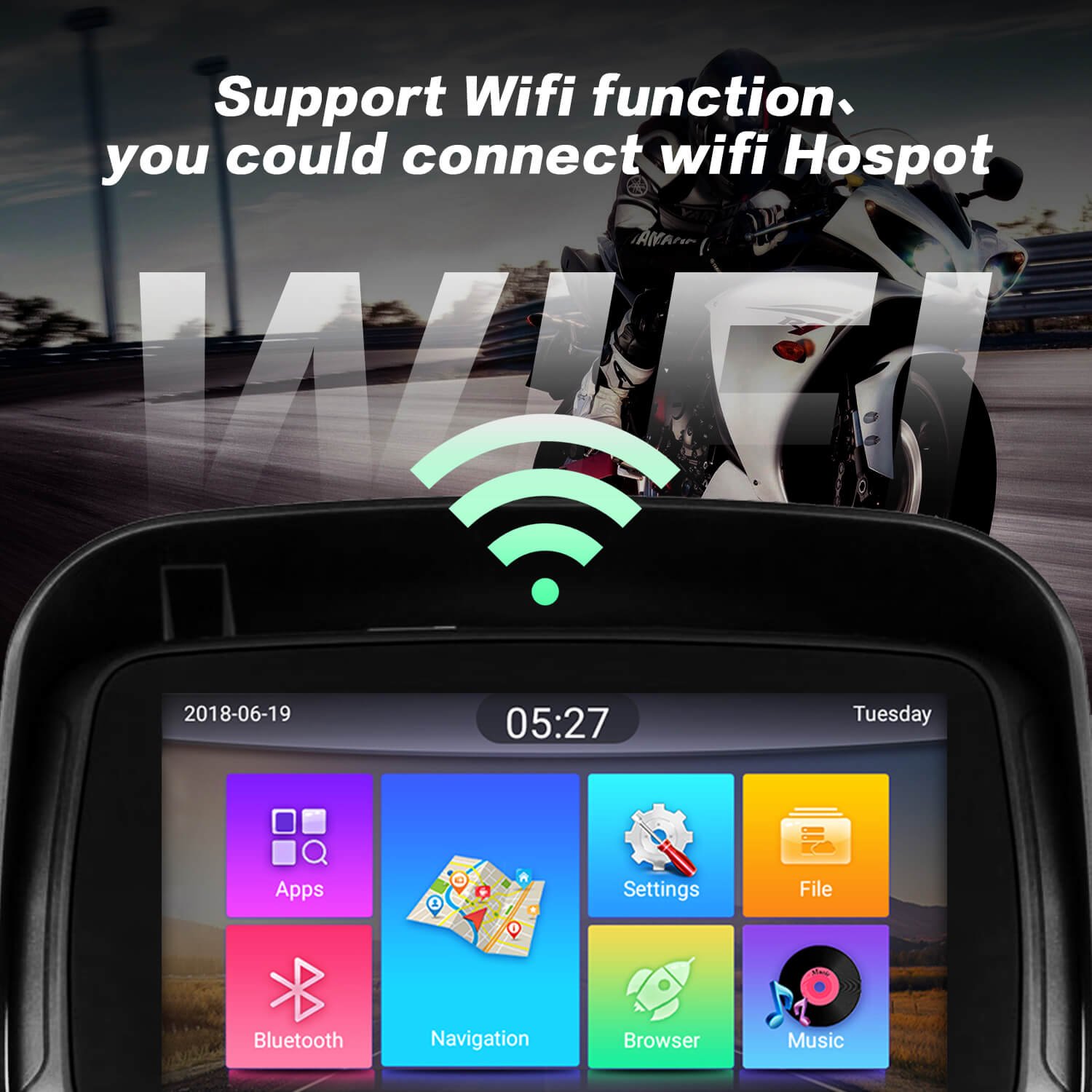 fodsports m5s pro gps support wifi function