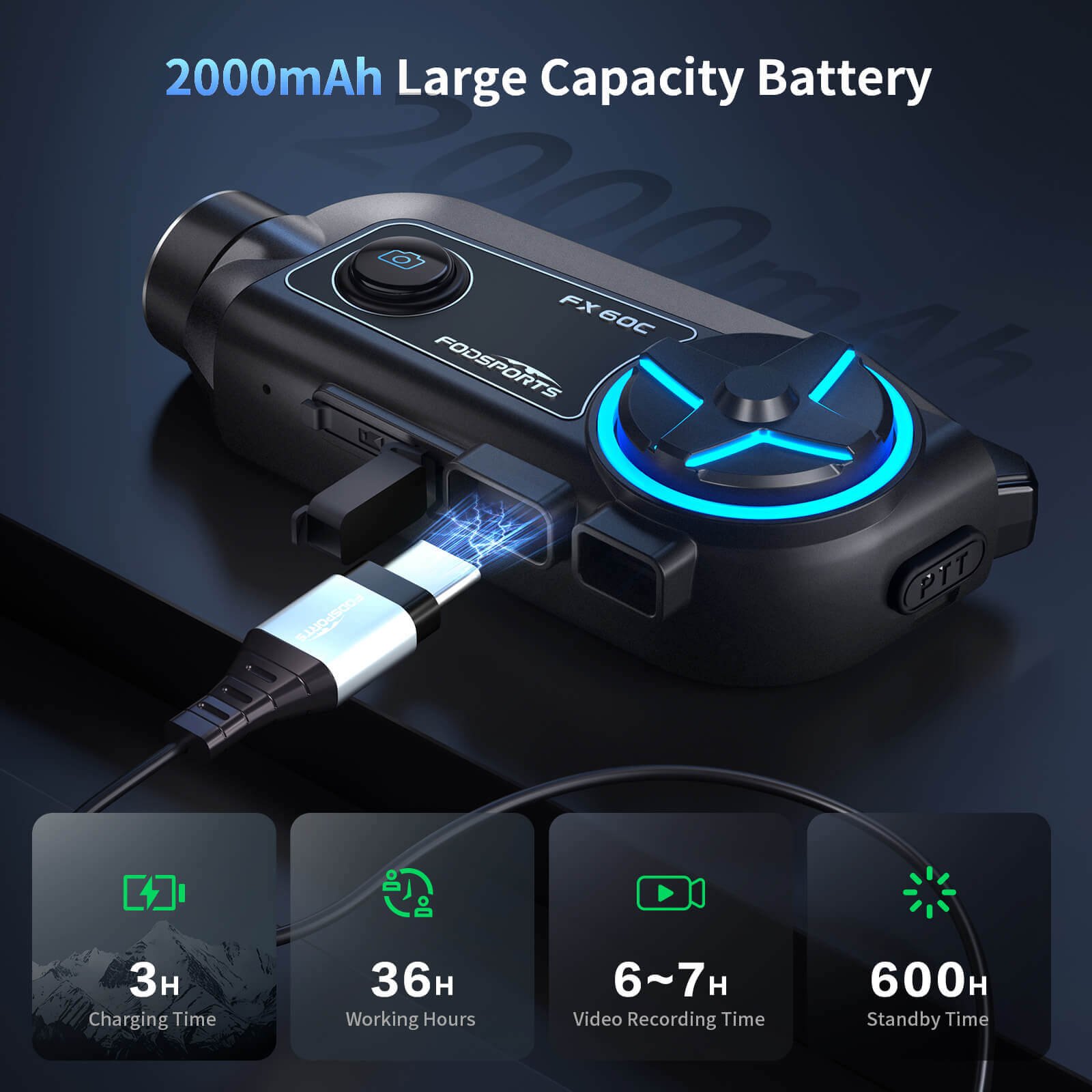 FX 60C battery capacity