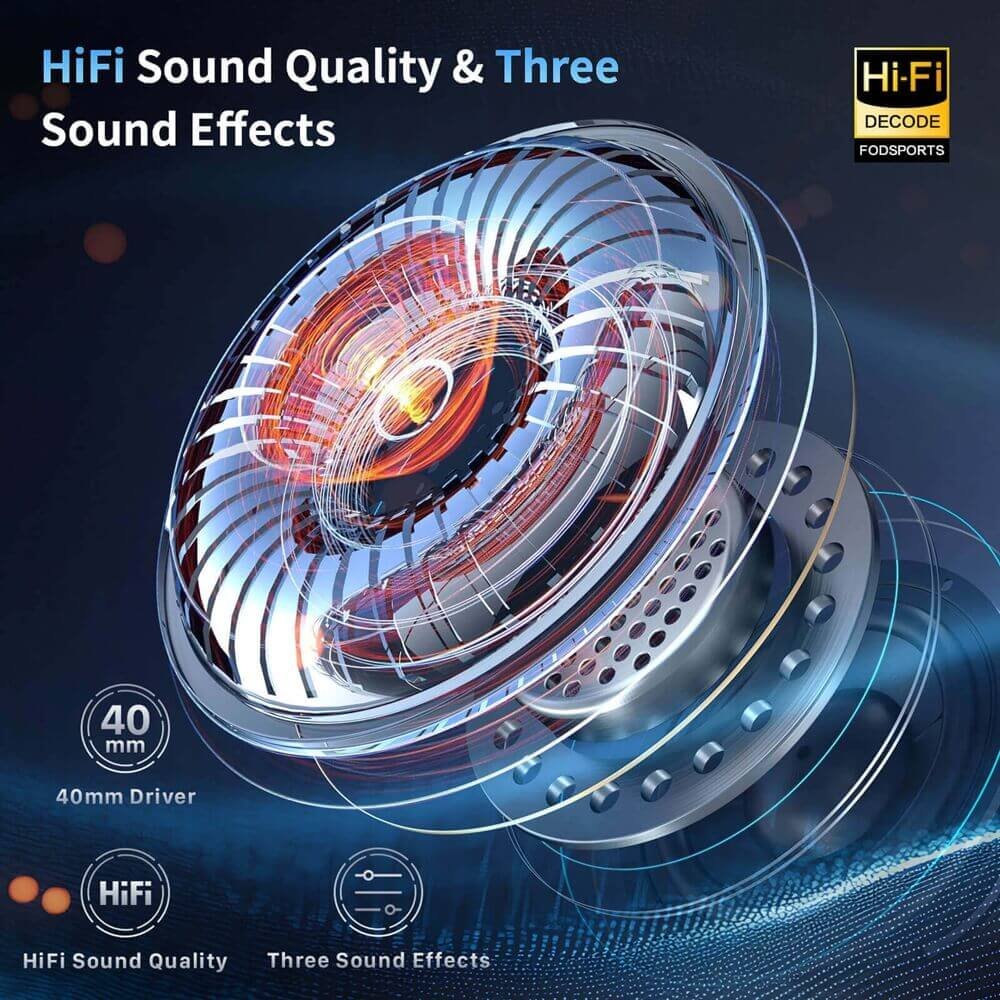 HIFI sound quality speaker of Fodsports FX 60C camera helmet headset