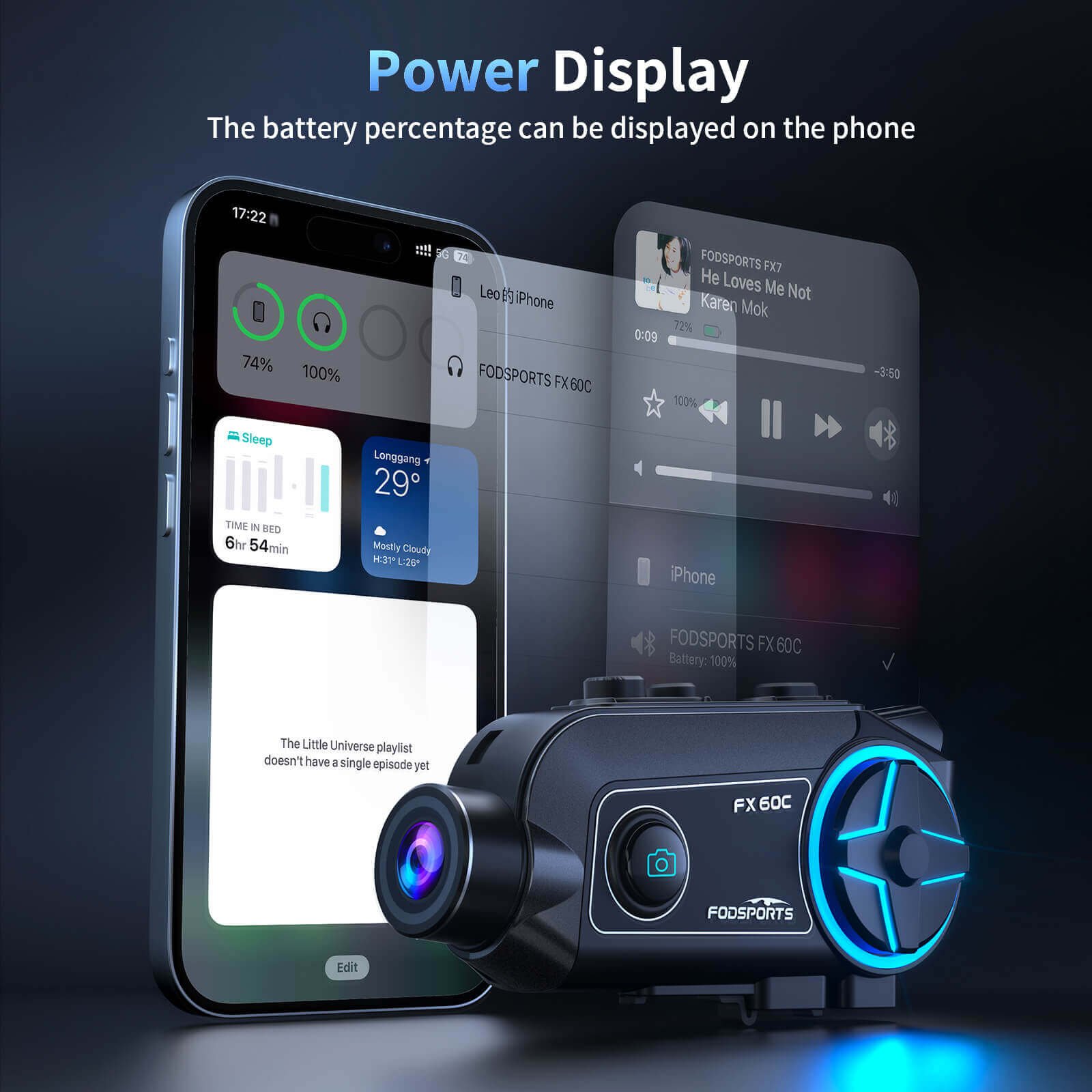 power display on the phone